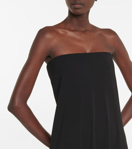 The Row Pau strapless cady gown