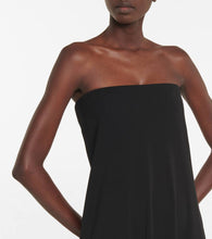 The Row Pau strapless cady gown