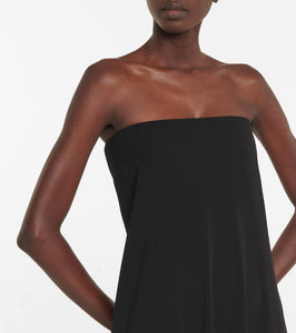 The Row Pau strapless cady gown