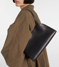 The Row Peggy Small leather shoulder bag