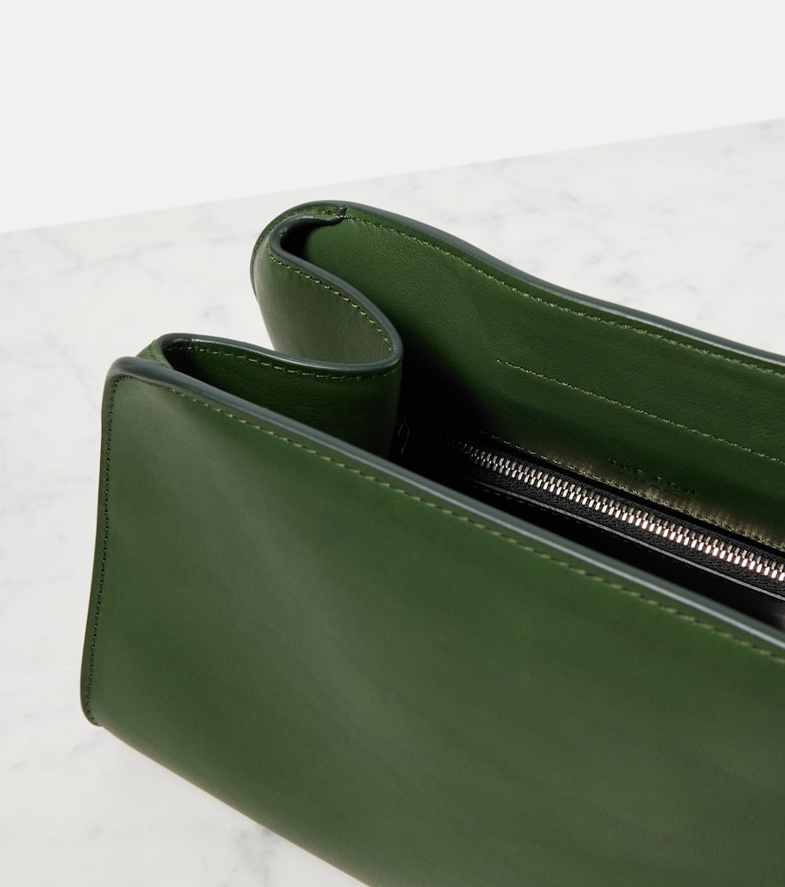 The Row Peggy Small leather shoulder bag