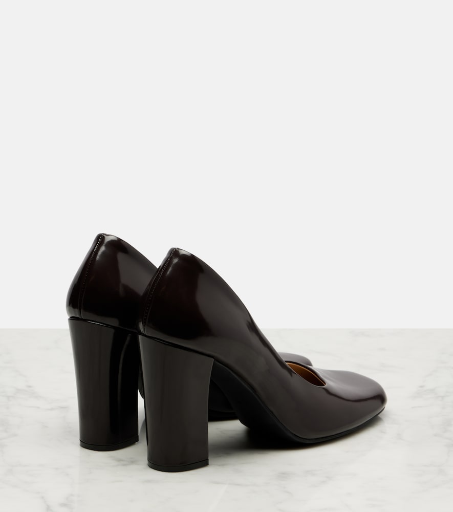 The Row Penelope leather pumps