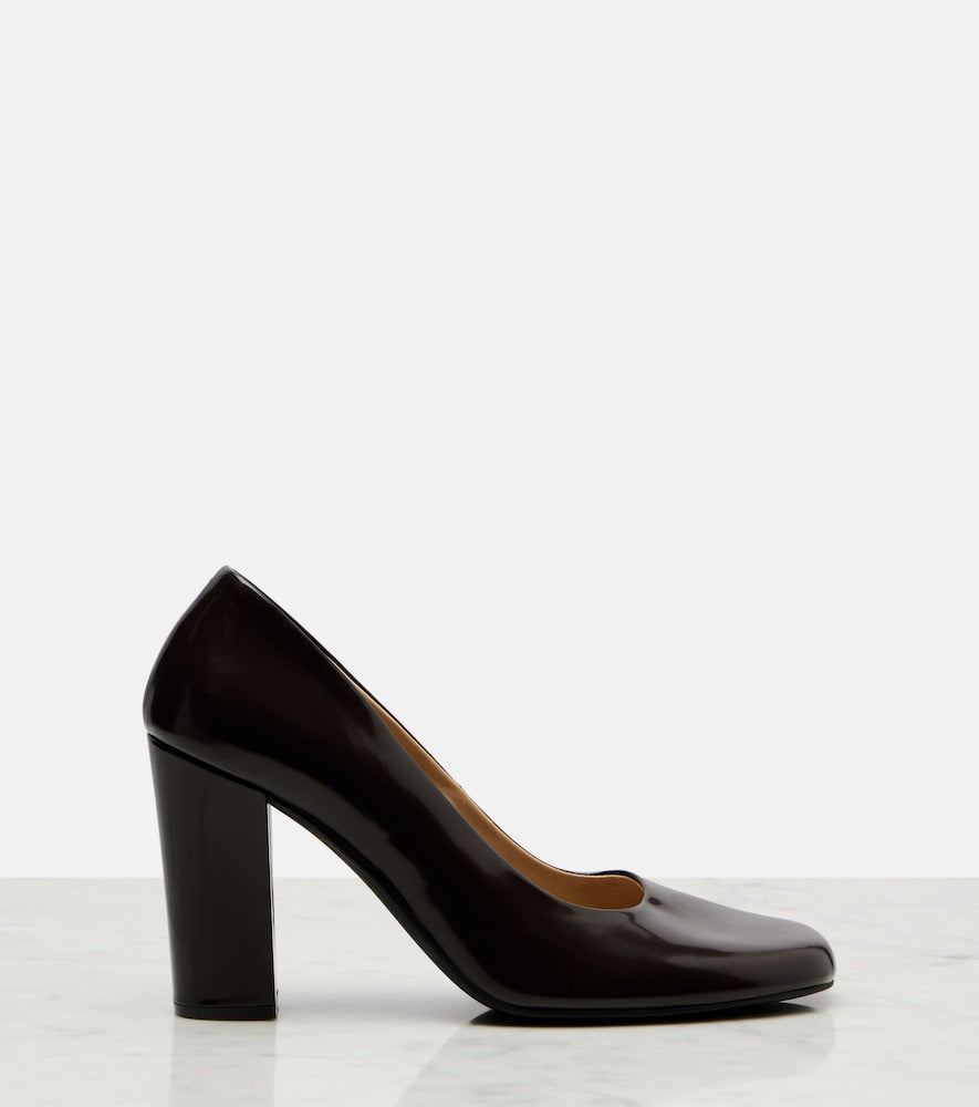 The Row Penelope leather pumps