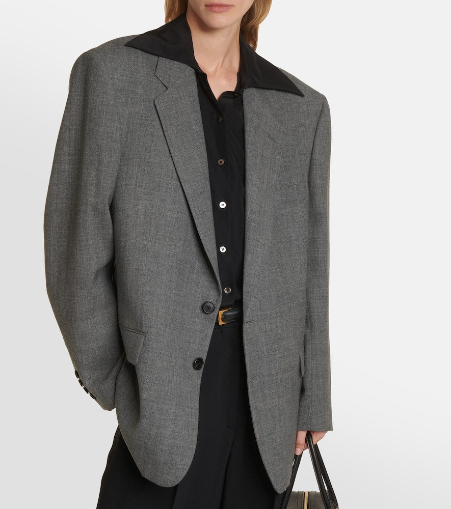 The Row Phil oversized virgin wool blazer