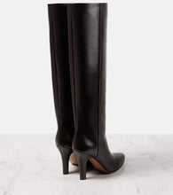 The Row Prudence leather knee-high boots