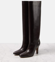 The Row Prudence leather knee-high boots