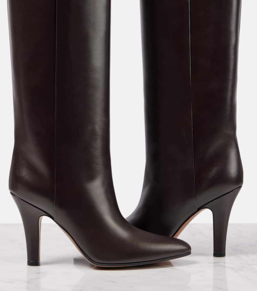 The Row Prudence leather knee-high boots