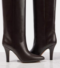 The Row Prudence leather knee-high boots