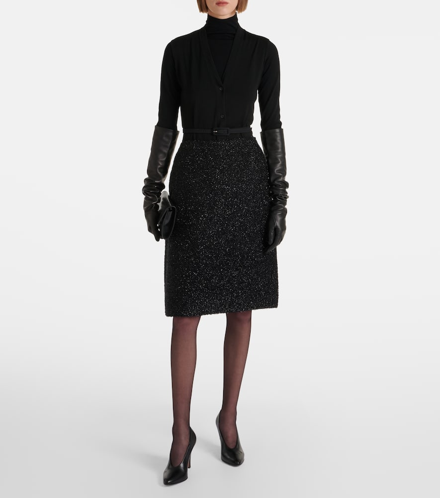 The Row Prudens 90 leather pumps