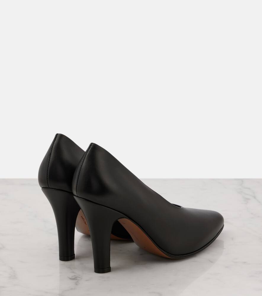 The Row Prudens 90 leather pumps