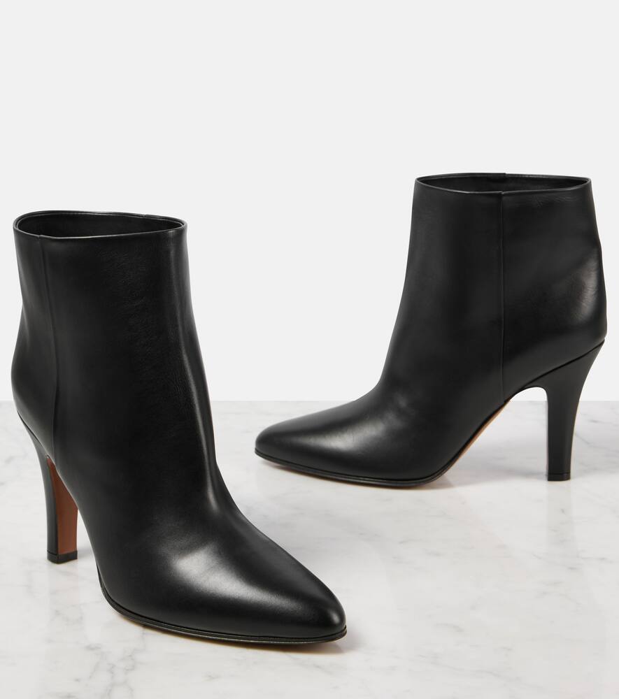 The Row Prudens leather ankle boots
