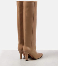 The Row Prudens leather knee-high boots