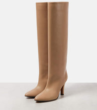 The Row Prudens leather knee-high boots