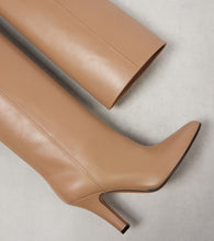 The Row Prudens leather knee-high boots