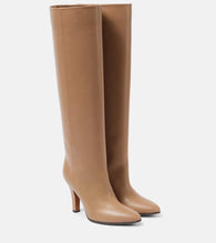 The Row Prudens leather knee-high boots