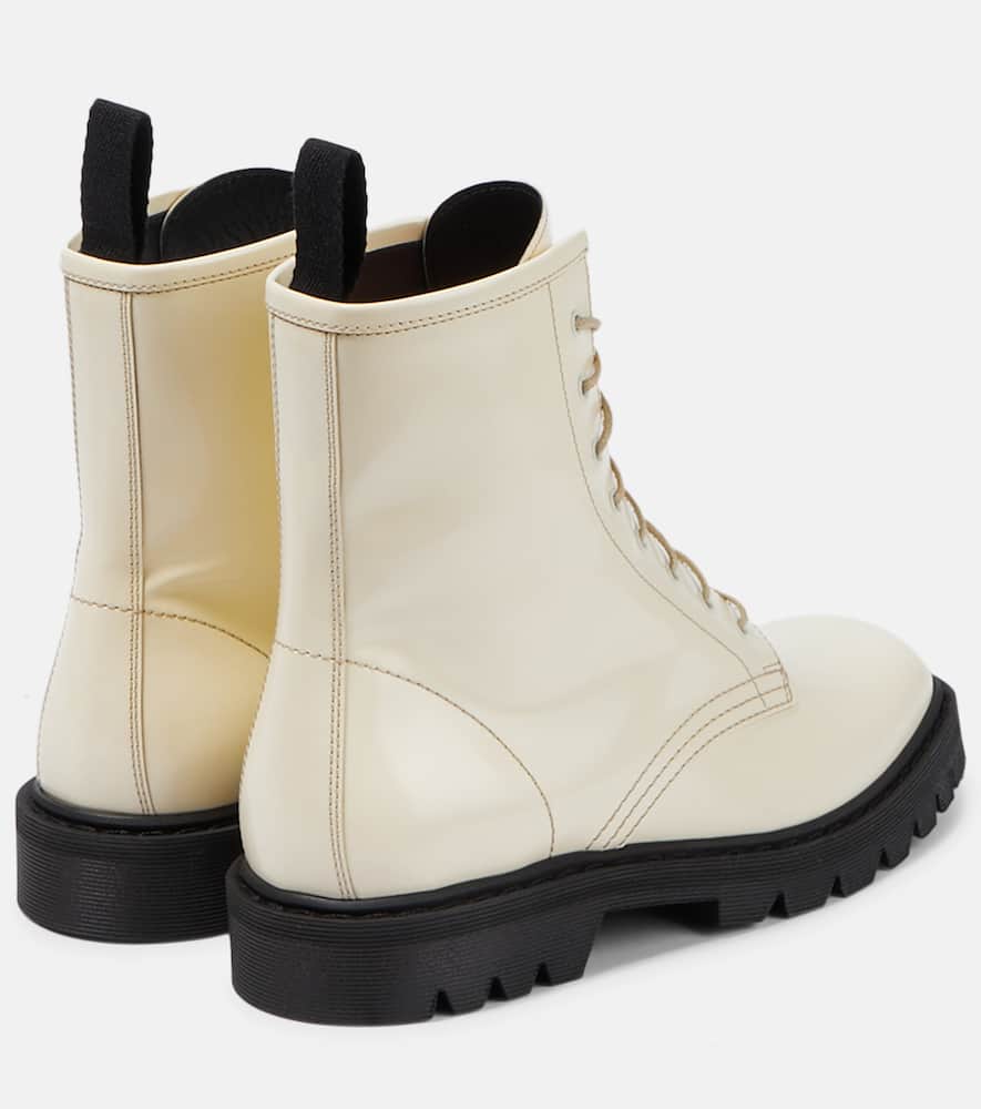 The Row Ranger leather ankle boots