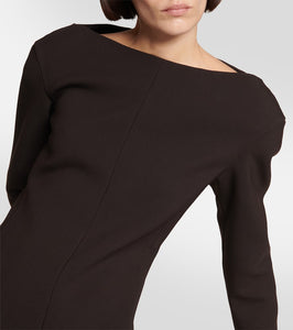 The Row Reysha wool-blend maxi dress