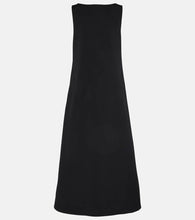 The Row Rhea open-back wool-blend gown