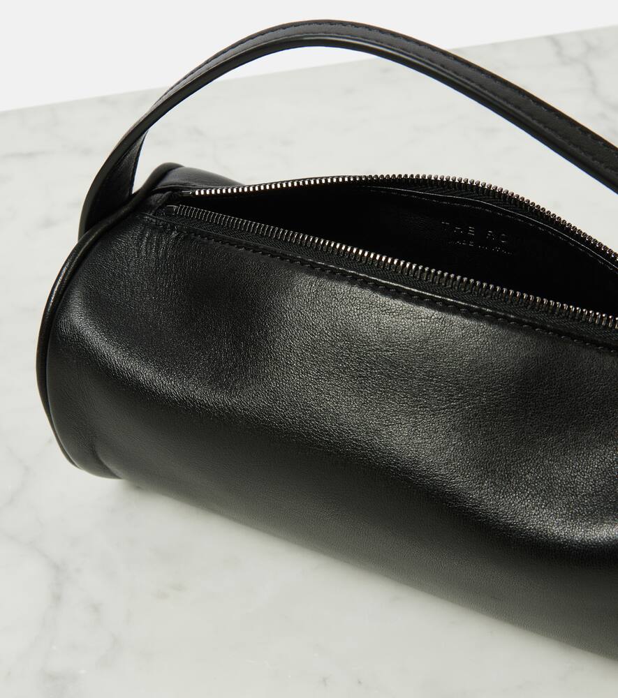 The Row Round '90s leather tote bag