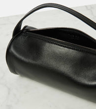 The Row Round '90s leather tote bag