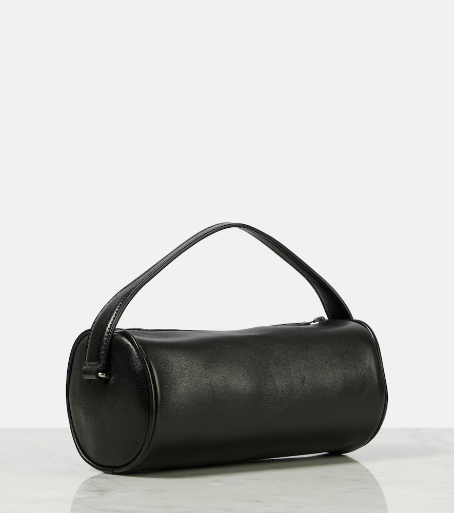 The Row Round '90s leather tote bag