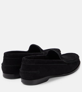 The Row Ruth suede loafers