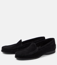 The Row Ruth suede loafers