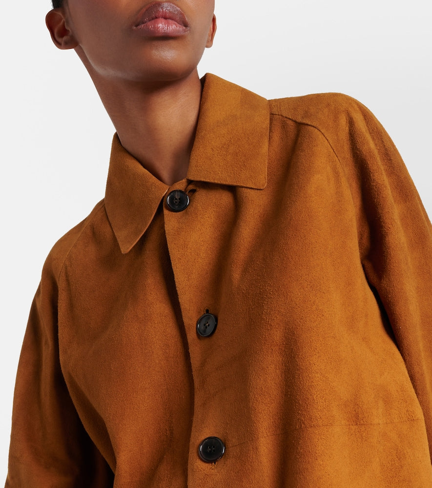 The Row Sedor suede jacket