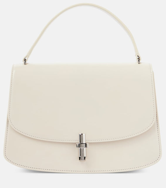 The Row Sofia 10.00 leather shoulder bag. Shop The Row Top-Handle Bags for women now.