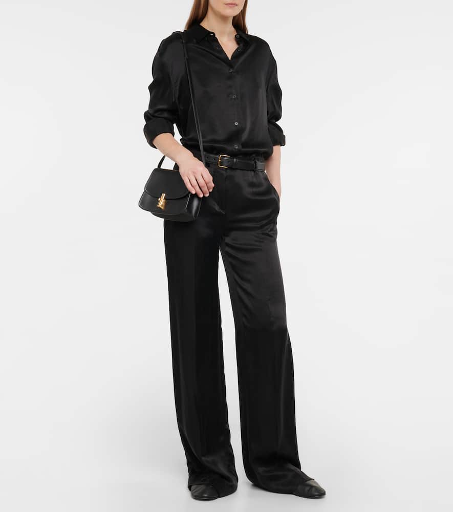 The Row Sofia leather shoulder bag