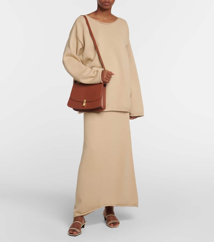 The Row Sofia leather shoulder bag