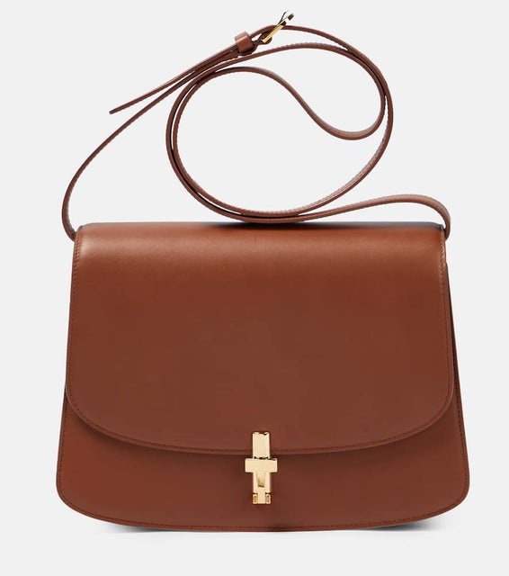 The Row Sofia leather shoulder bag. Shop The Row Crossbody Bags for women now.