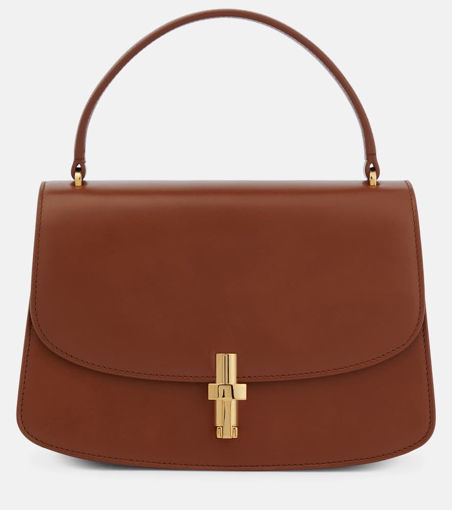 The Row Sofia leather tote. Shop The Row Top-Handle Bags for women now.
