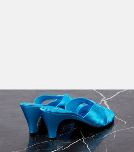 The Row Soft Knot 65 satin mules
