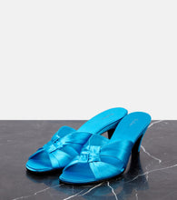 The Row Soft Knot 65 satin mules