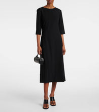 The Row Solene wool-blend midi dress