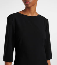 The Row Solene wool-blend midi dress