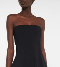 The Row Strapless midi dress