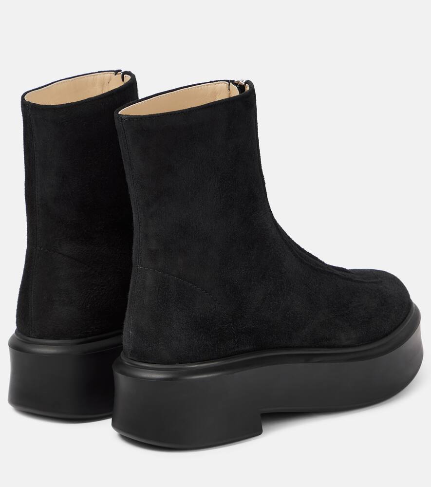 The Row Suede ankle boots