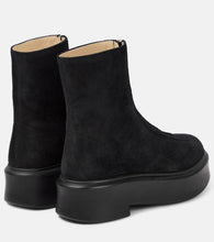 The Row Suede ankle boots