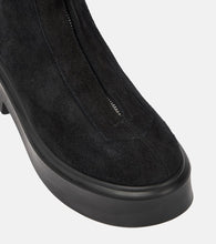 The Row Suede ankle boots