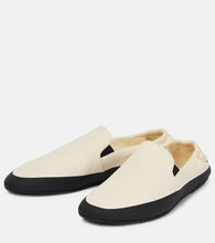 The Row Tech leather loafers