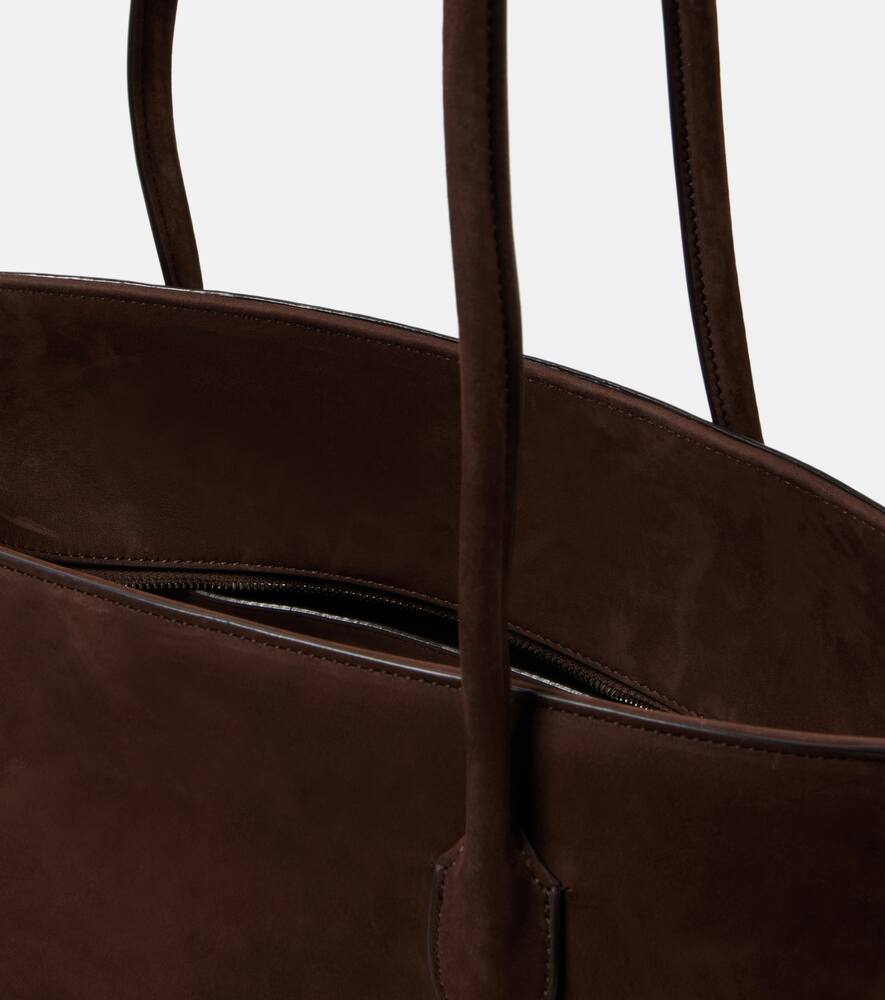 The Row Terrasse suede shoulder bag