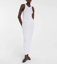 The Row Tikea ribbed-knit maxi dress