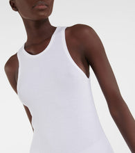 The Row Tikea ribbed-knit maxi dress
