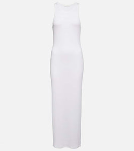 The Row Tikea ribbed-knit maxi dress