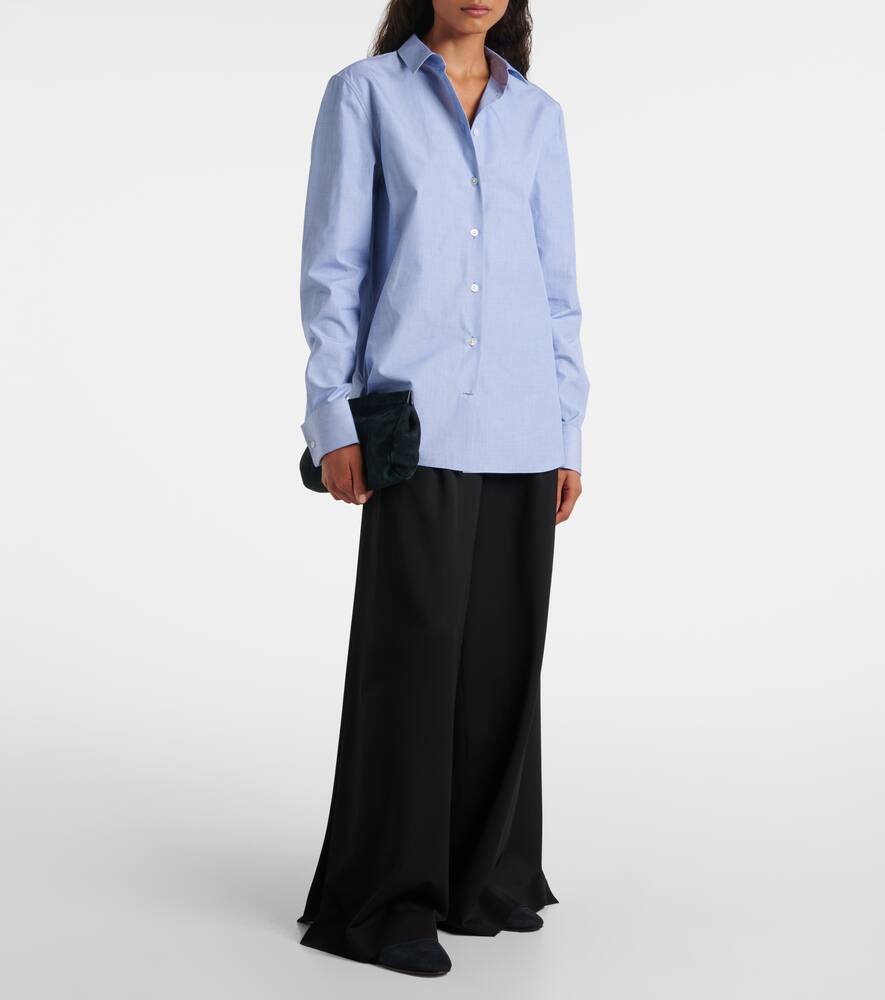 The Row Tippi suede slip-on loafers