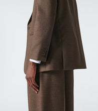 The Row Toyo wool serge suit jacket