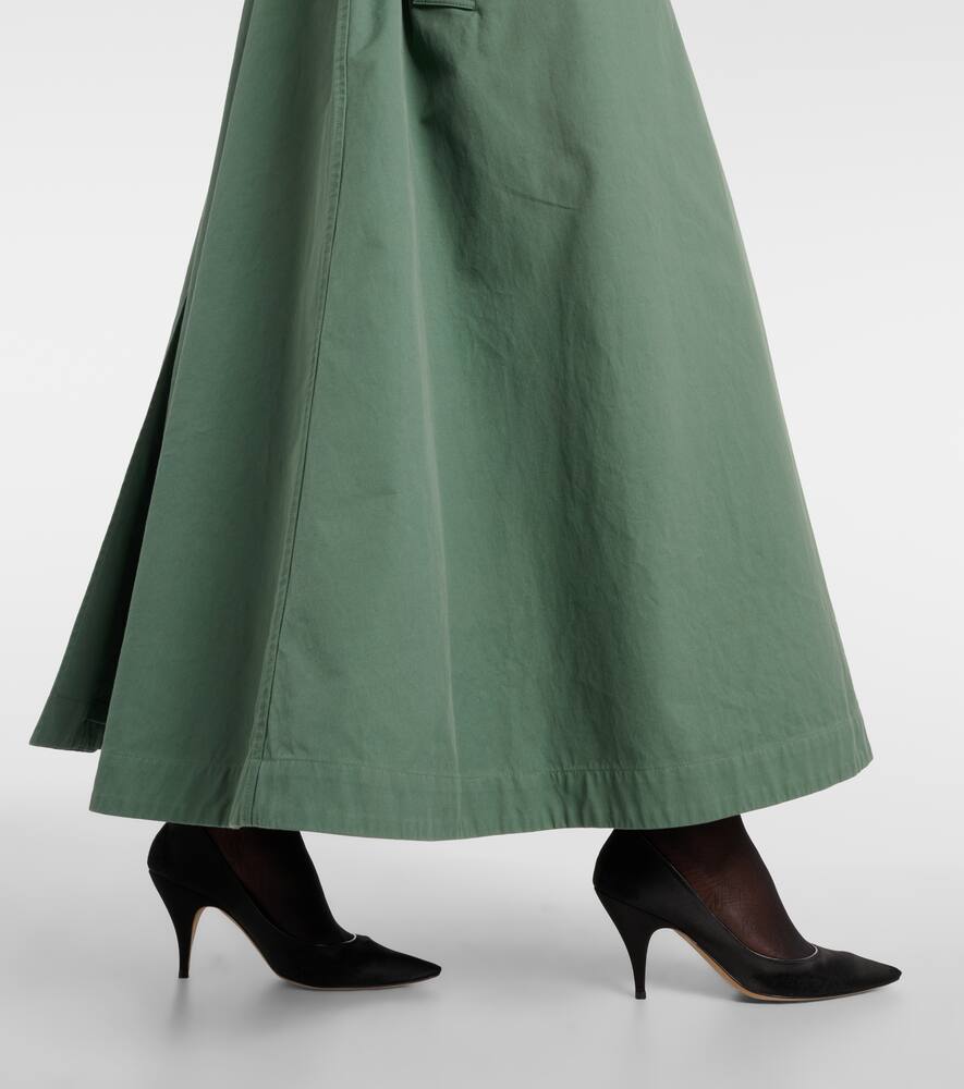 The Row Uxor satin pumps