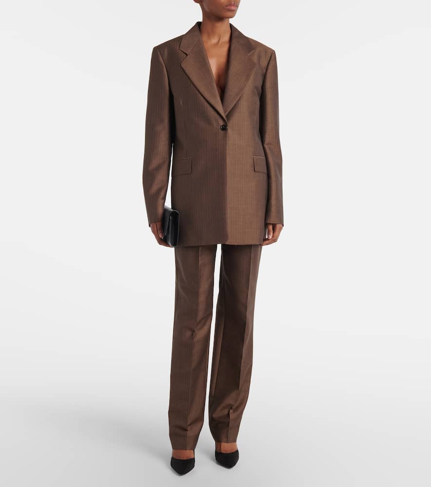 The Row Vermont mohair and wool blazer